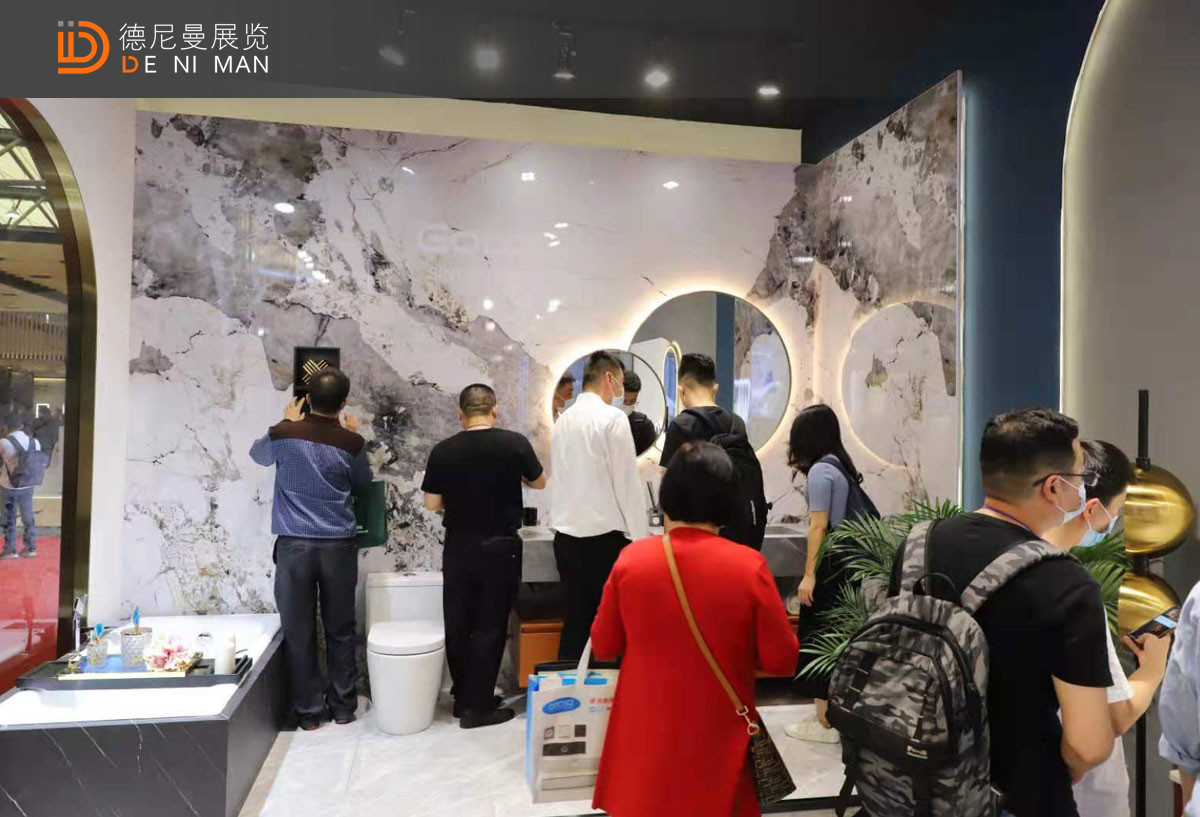 上海卫浴展位设计布置案例