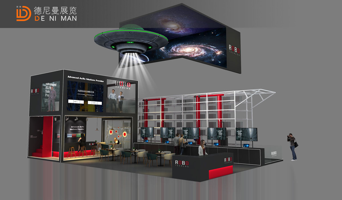 上海裸眼3D展会布置设计效果图