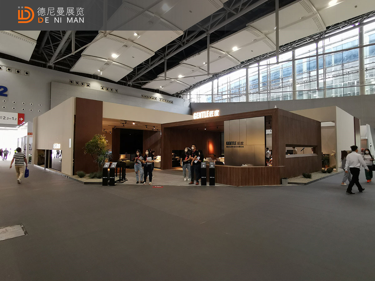 广州480㎡家具展览搭建案例