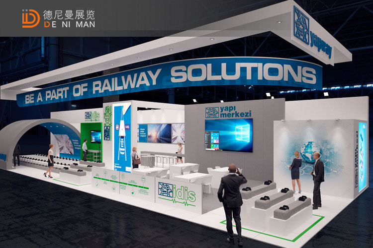 上海ptc展会搭建设计装修的流程是怎样？会展展位搭建使用材料！