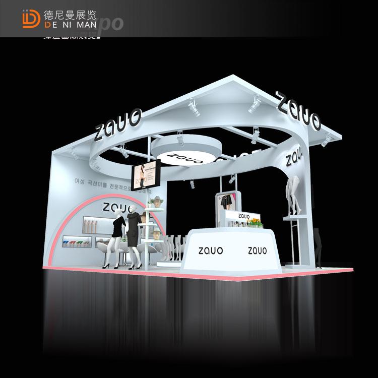 化妆品展位展台搭建中的展柜该如何设计与布局？